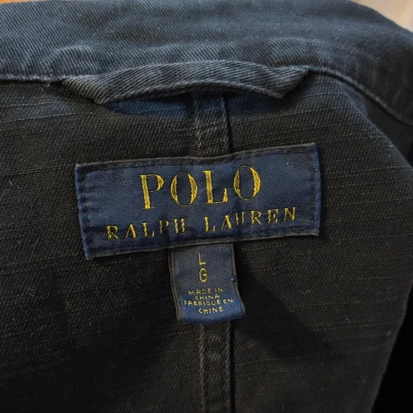 Polo Ralph Lauren khaki black blazerL